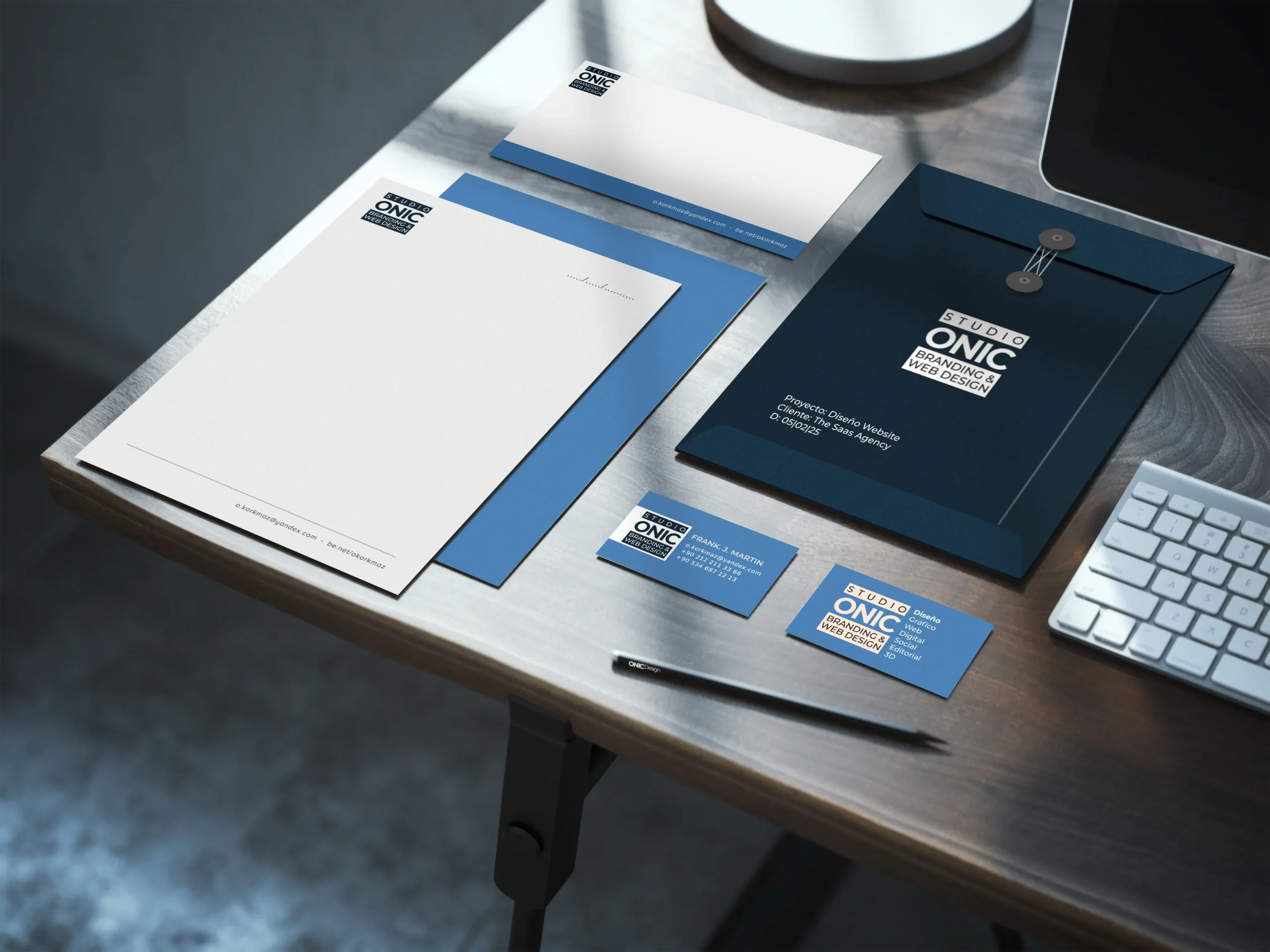 Ejemplo de identidad corporativa y branding desarrollado por ONIC Digital | Soluciones digitales para empresas